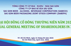 Công ty CP Bao Bì Bia Sài Gòn tổ chức Đại hội đồng cổ đông năm 2025
